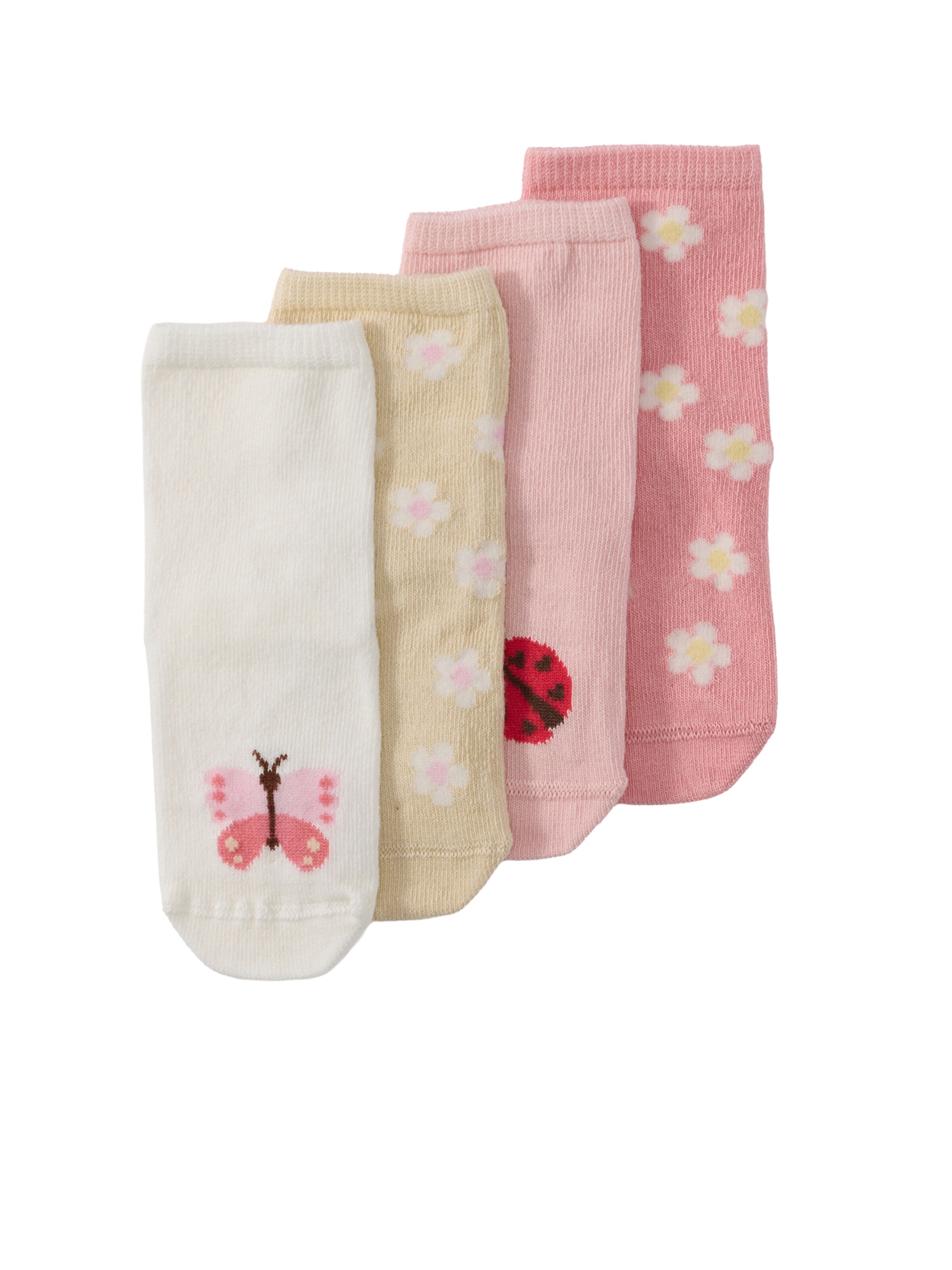Chaussettes Lindex en beige : devant
