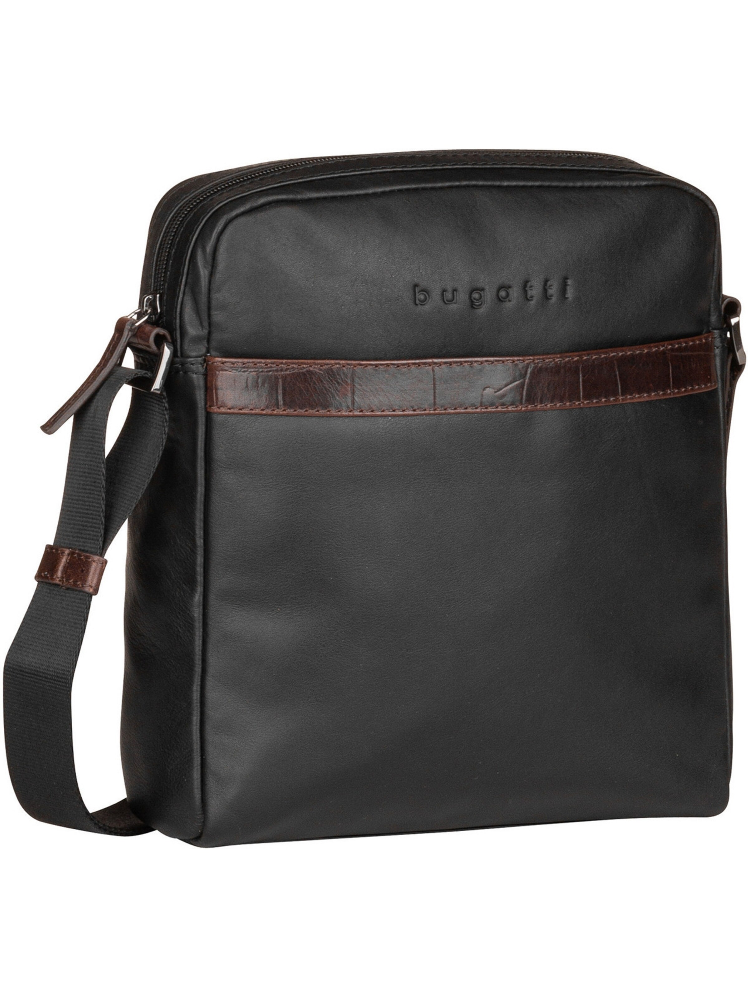 bugatti Umhängetasche 'Corso DeLuxe 1655' in Schwarz: Vorderseite