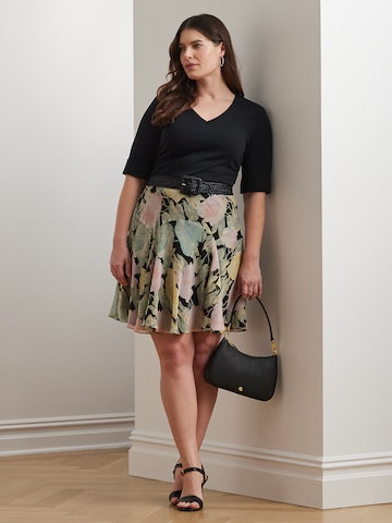 Lauren Ralph Lauren Plus - Camiseta 'JUDY' en negro