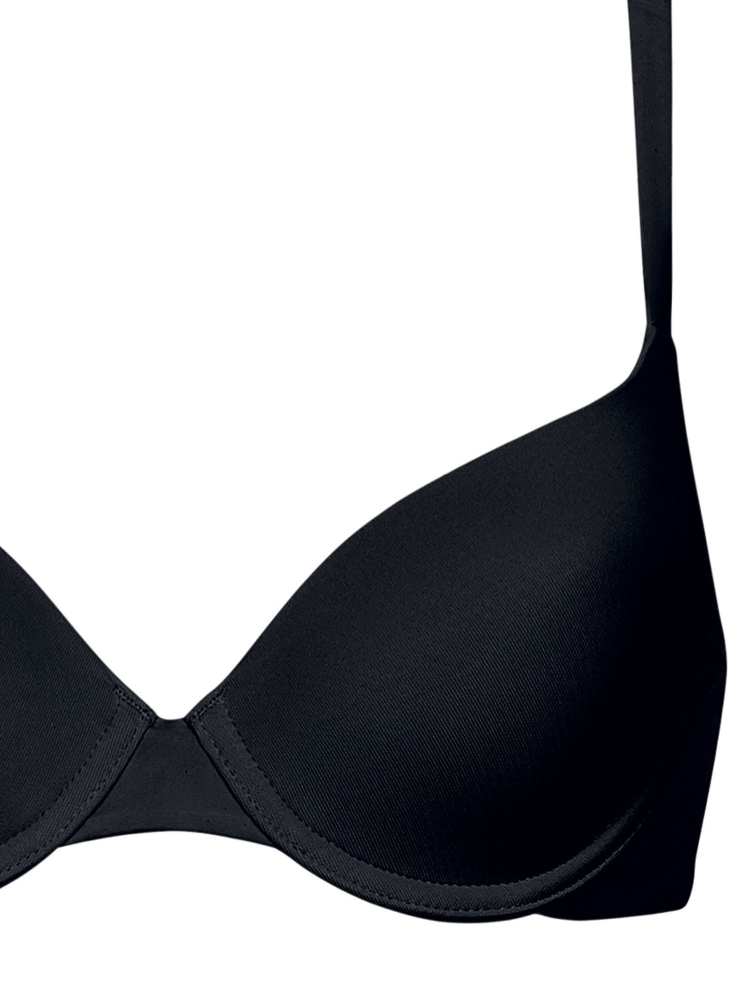 Lisca T-Shirt BH 'Bella'‌‌‌‌ in Schwarz
