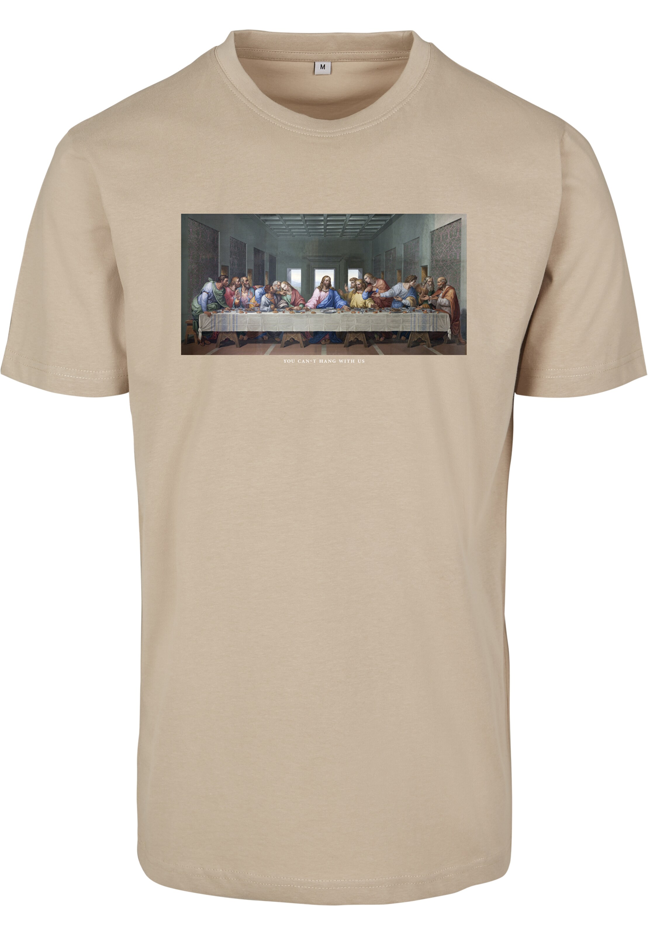 MT Men Shirt 'Can´t Hang With Us' in Beige: Vorderseite