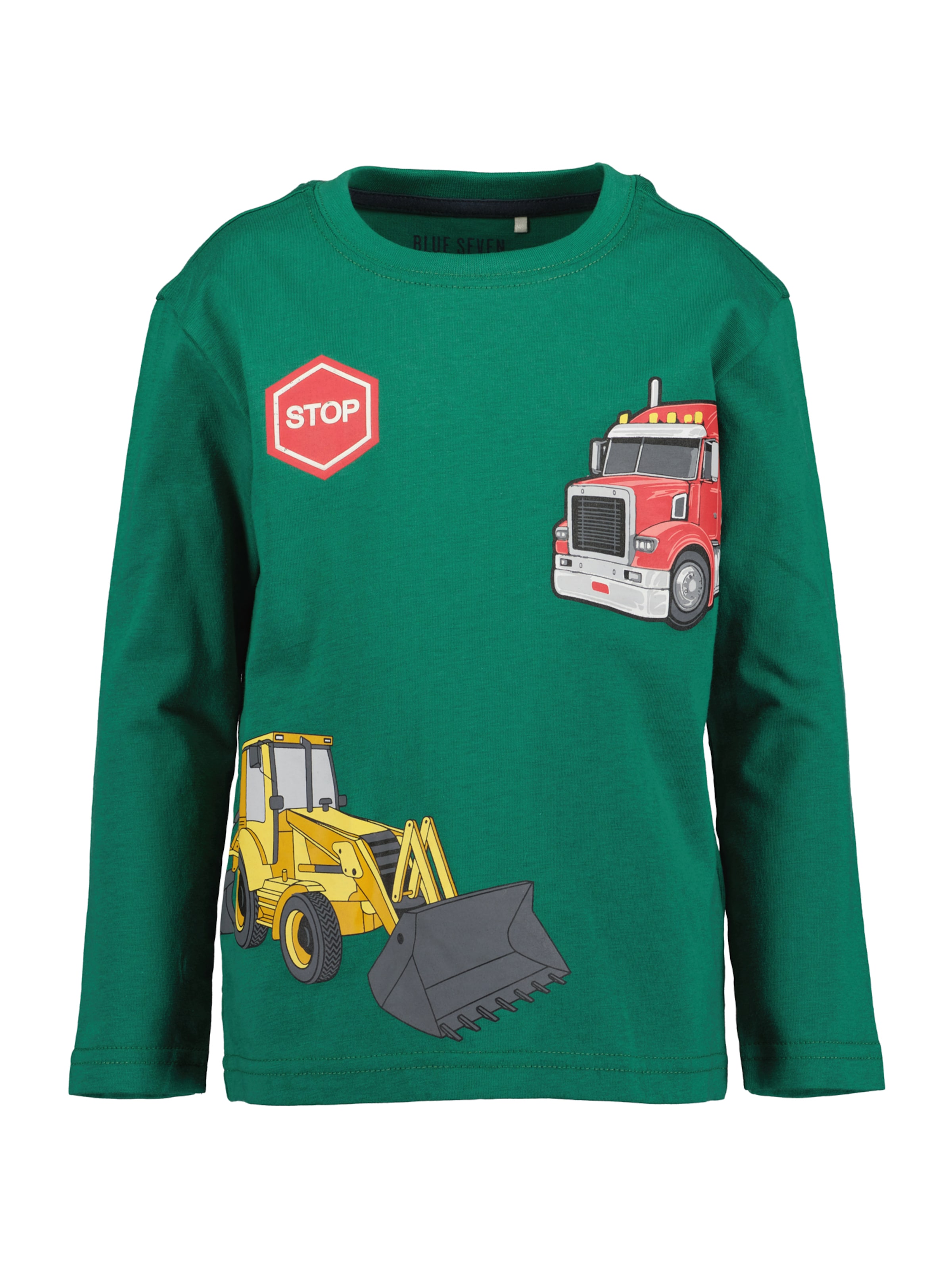 BLUE SEVEN Majica | zelena barva: sprednja stran