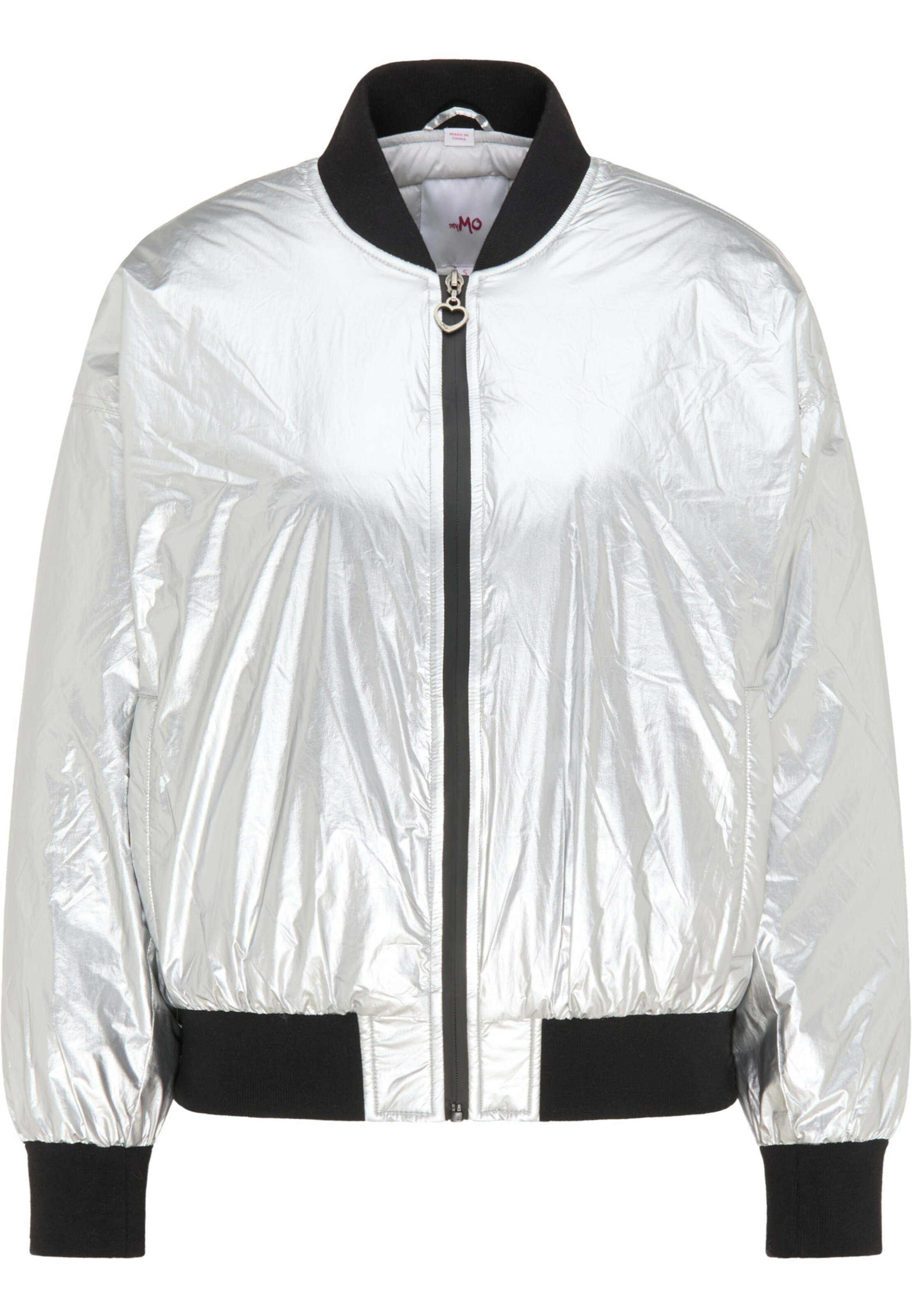 MYMO Prijelazna jakna u crna / srebro, Pregled proizvoda