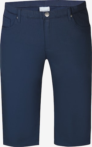 Zhenzi Regular Broek 'Twist 189' in Blauw: voorkant