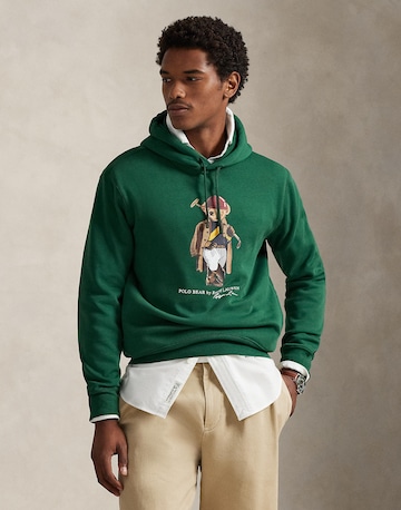 zaļš Polo Ralph Lauren Sportisks džemperis: no priekšpuses
