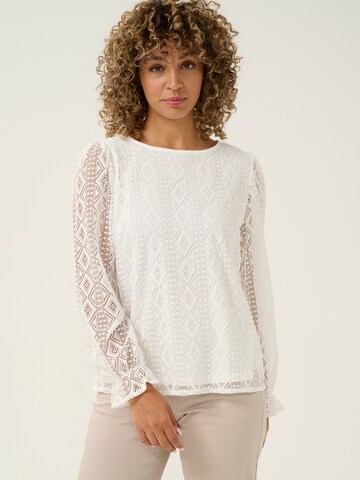 Camicia da donna 'CR Valerie' di Cream in bianco: frontale