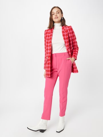 Effilé Pantalon à pince Wallis en rose