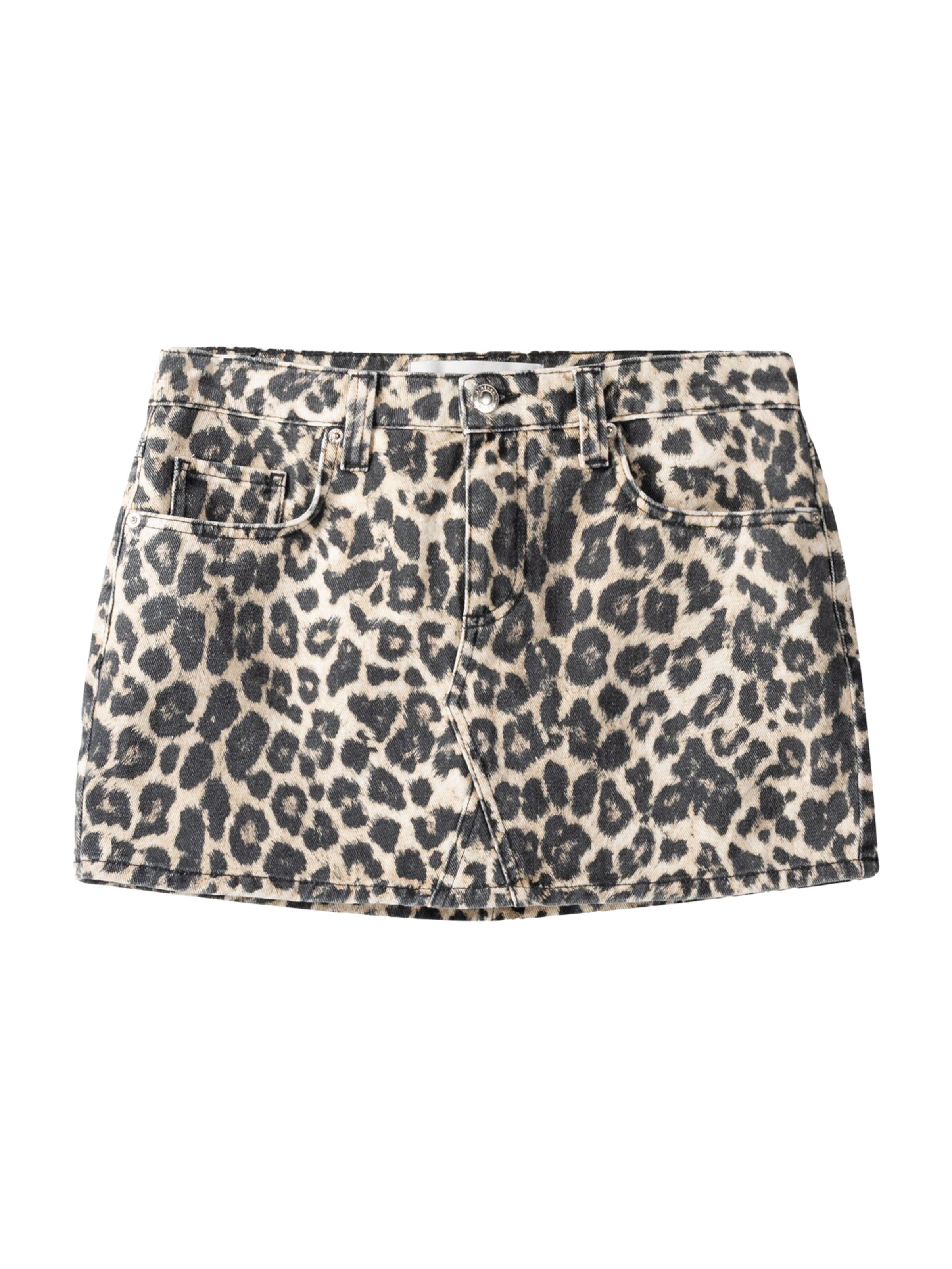 Bershka Sukně - režná / světle béžová / černá džínovina, Produkt