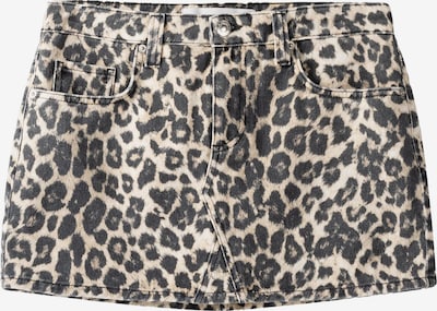 Bershka Sukně - režná / světle béžová / černá džínovina, Produkt