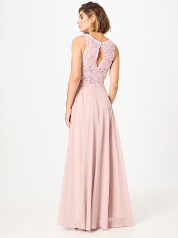 mascara Evening Dress in Pink