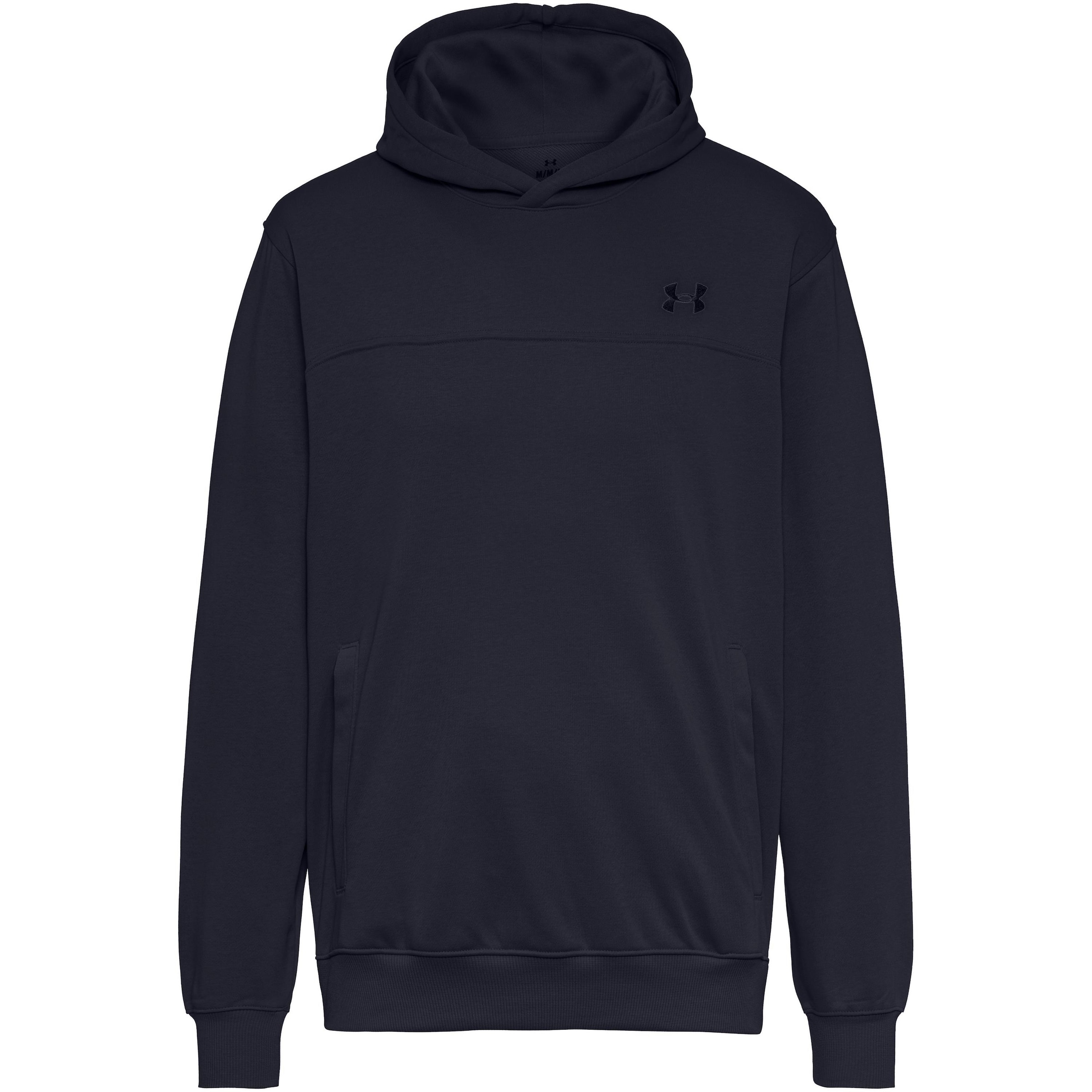 UNDER ARMOUR Sportsweatshirt 'Rival' in Zwart: voorkant