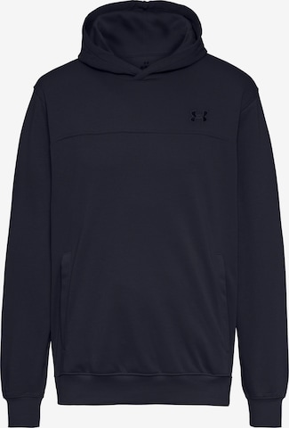 UNDER ARMOUR Sports sweatshirt 'Rival' in Black: front