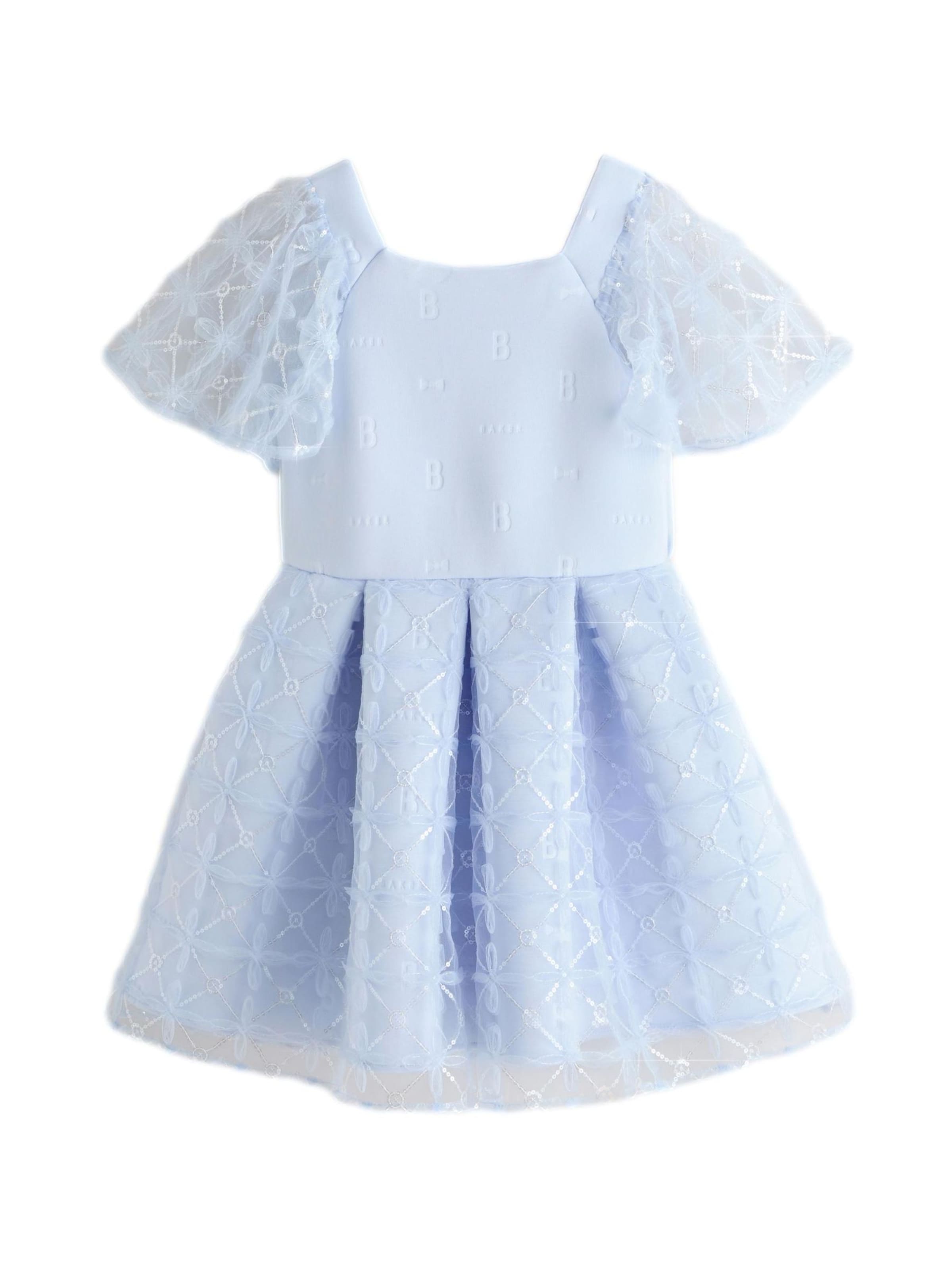 Baker by Ted Baker Kleid in Blau: Vorderseite