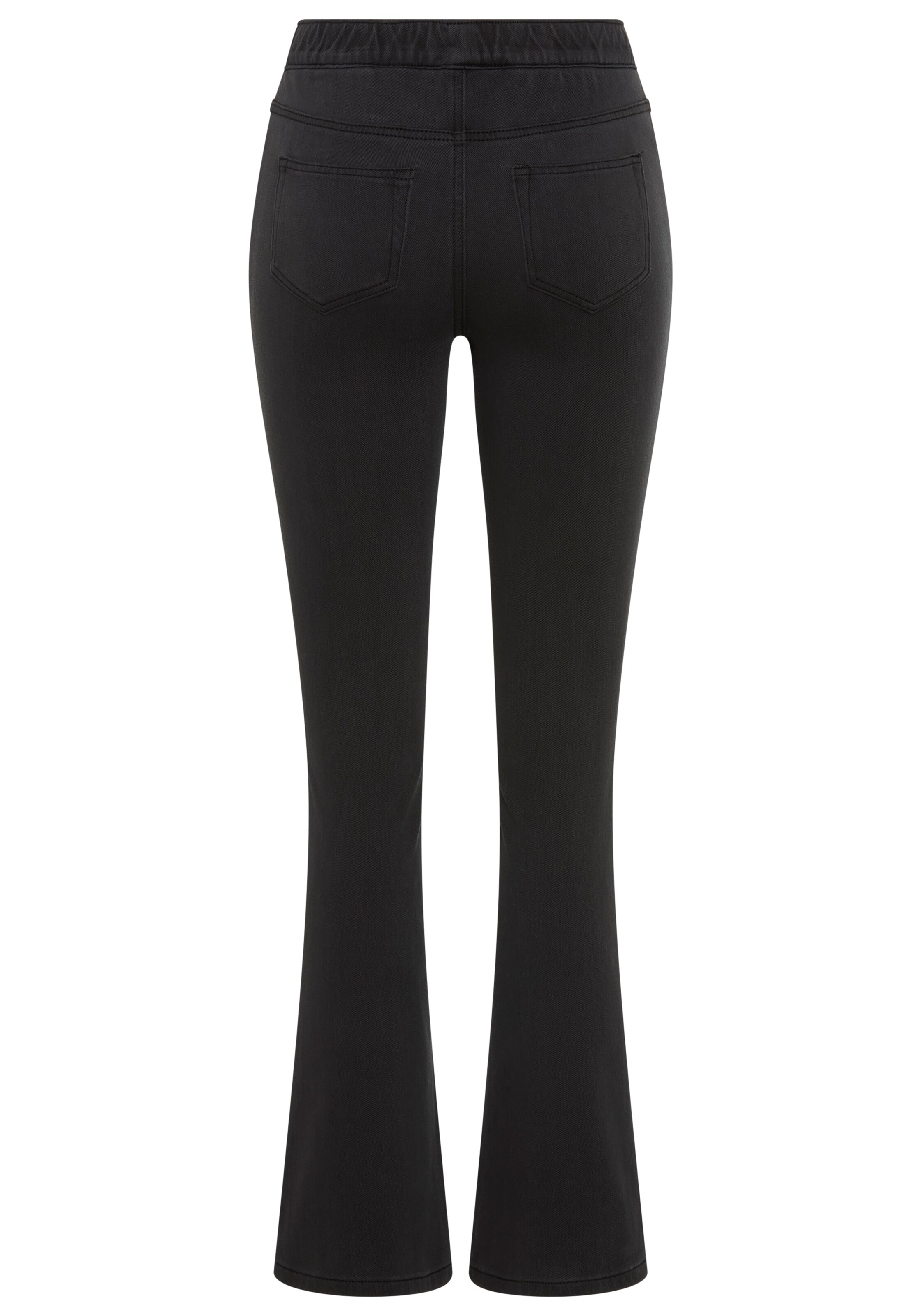 ARIZONA Flared Jeggings in Black
