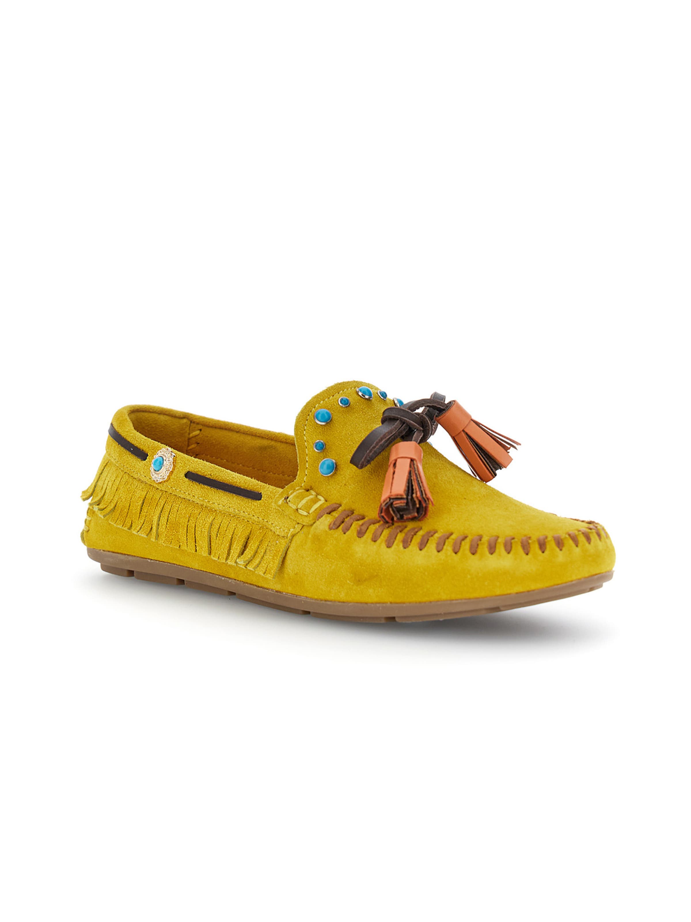 Mocassin CAFè NOIR en jaune