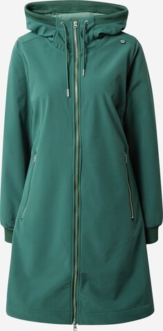 Danefae Between-Seasons Coat 'Jane' in Green: front