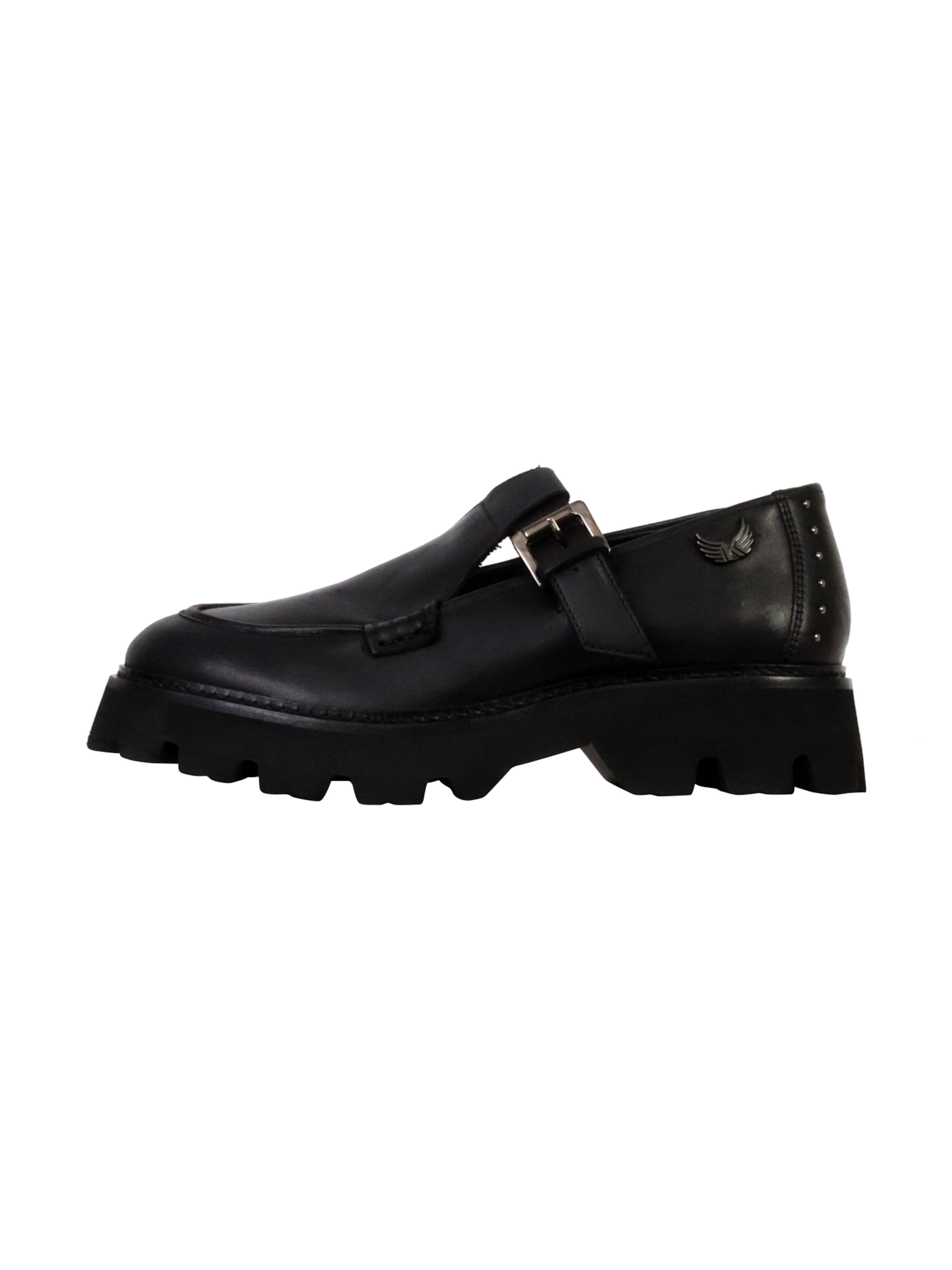 Kaporal Lace-up shoe 'Derby aus Leder Zeya' in Black: front