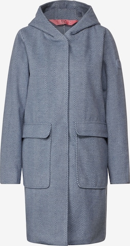 STREET ONE Between-Seasons Coat in Blue: front