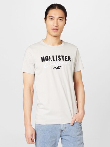 HOLLISTER Μπλουζάκι σε γκρι: μπροστά