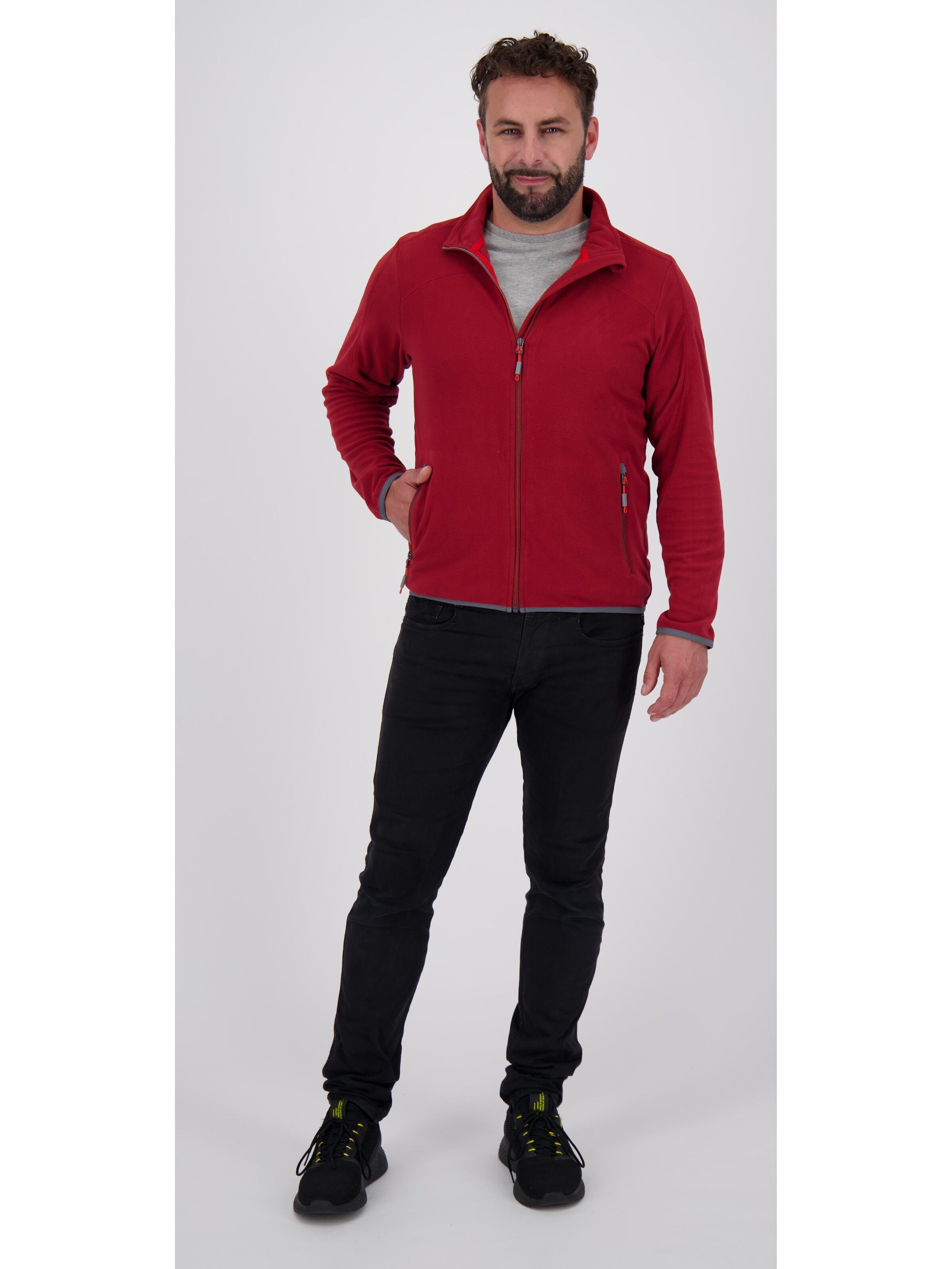 LPO Fleecejacke 'KIRKVALE II MN'‌‌‌‌‌‌‌‌ in Rot