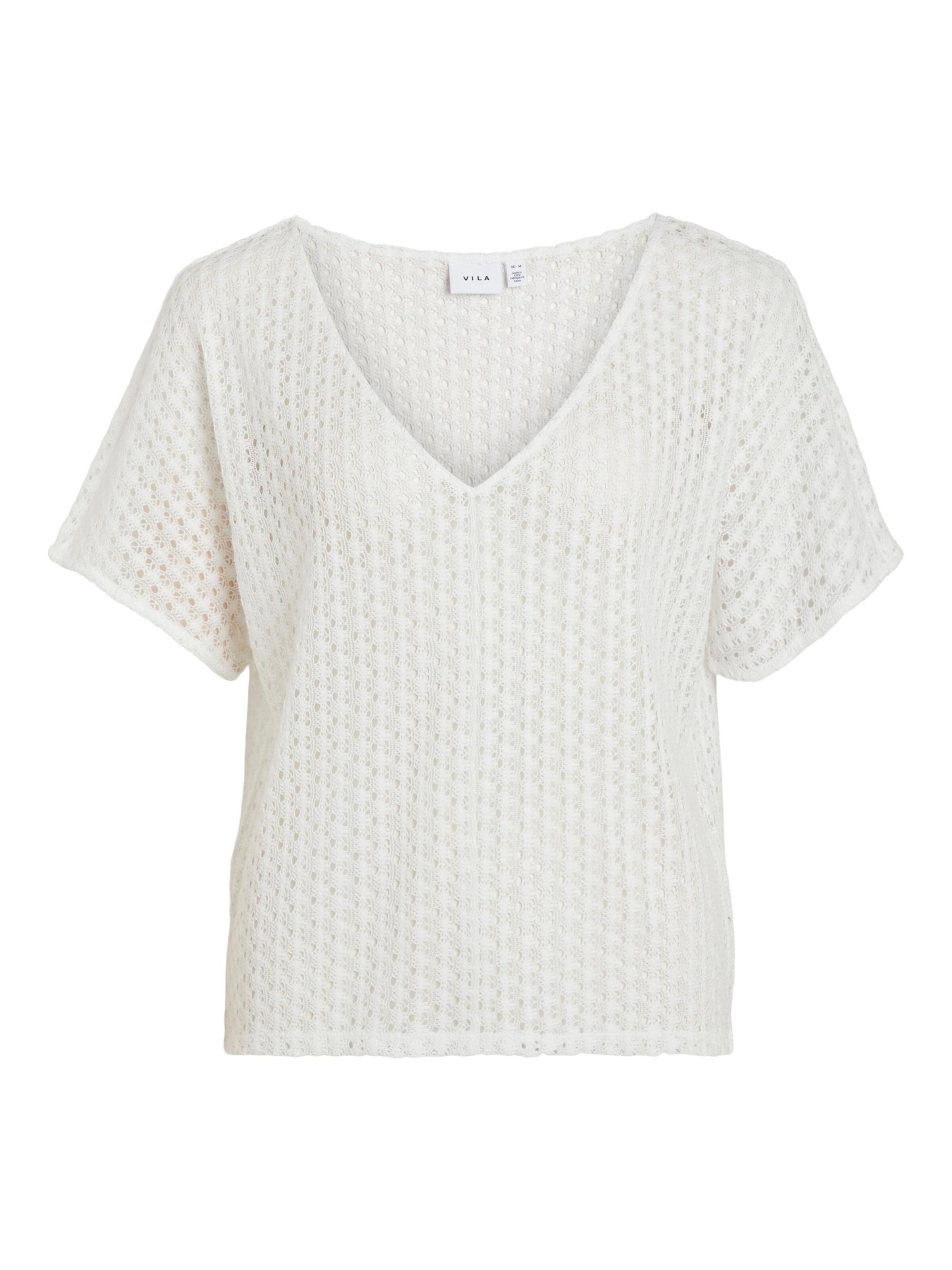 VILA Svetr 'VIJulisa' – bílá: přední strana