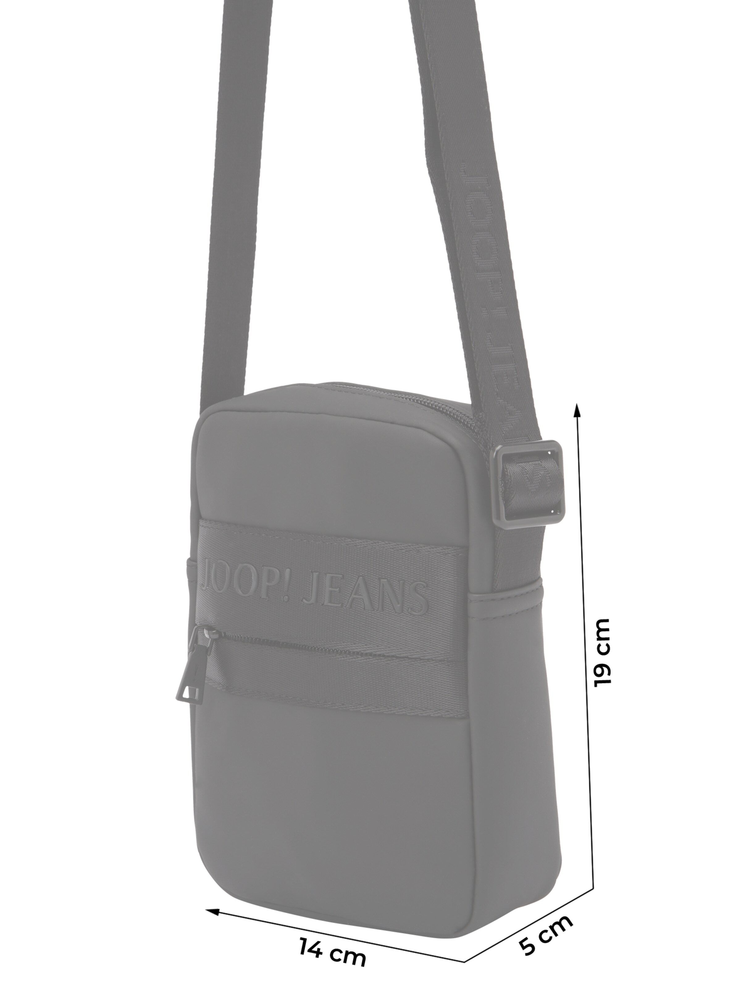 JOOP! Jeans - Bolso de hombro 'Modica Nuvola Rafael' en negro