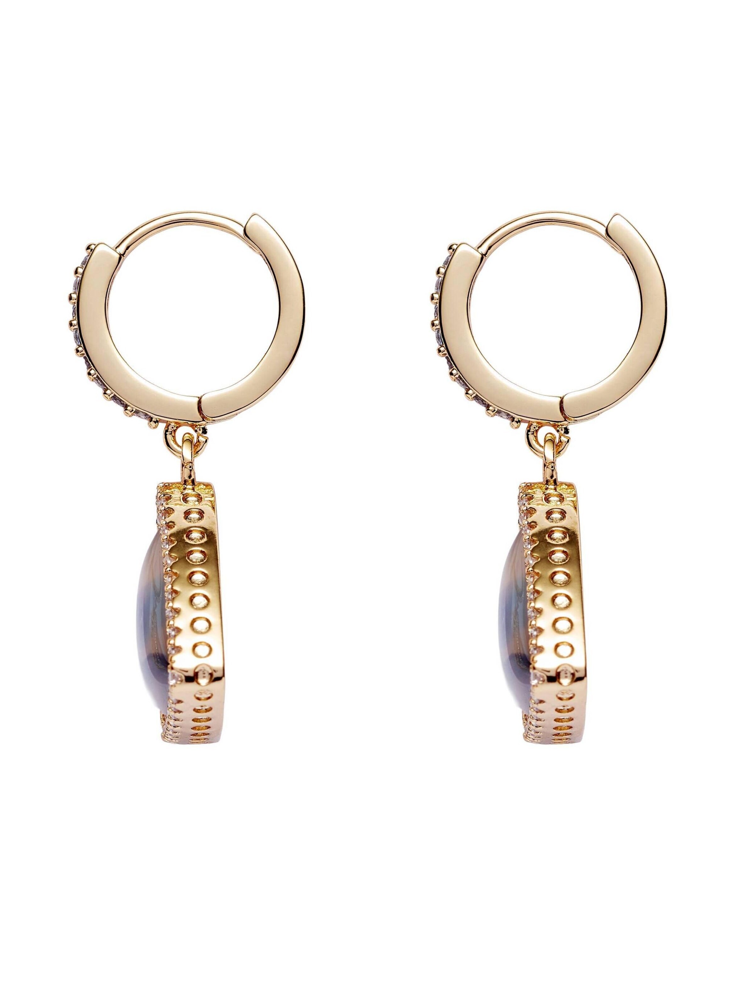 U.S. POLO ASSN. Earrings 'Rita' in Yellow