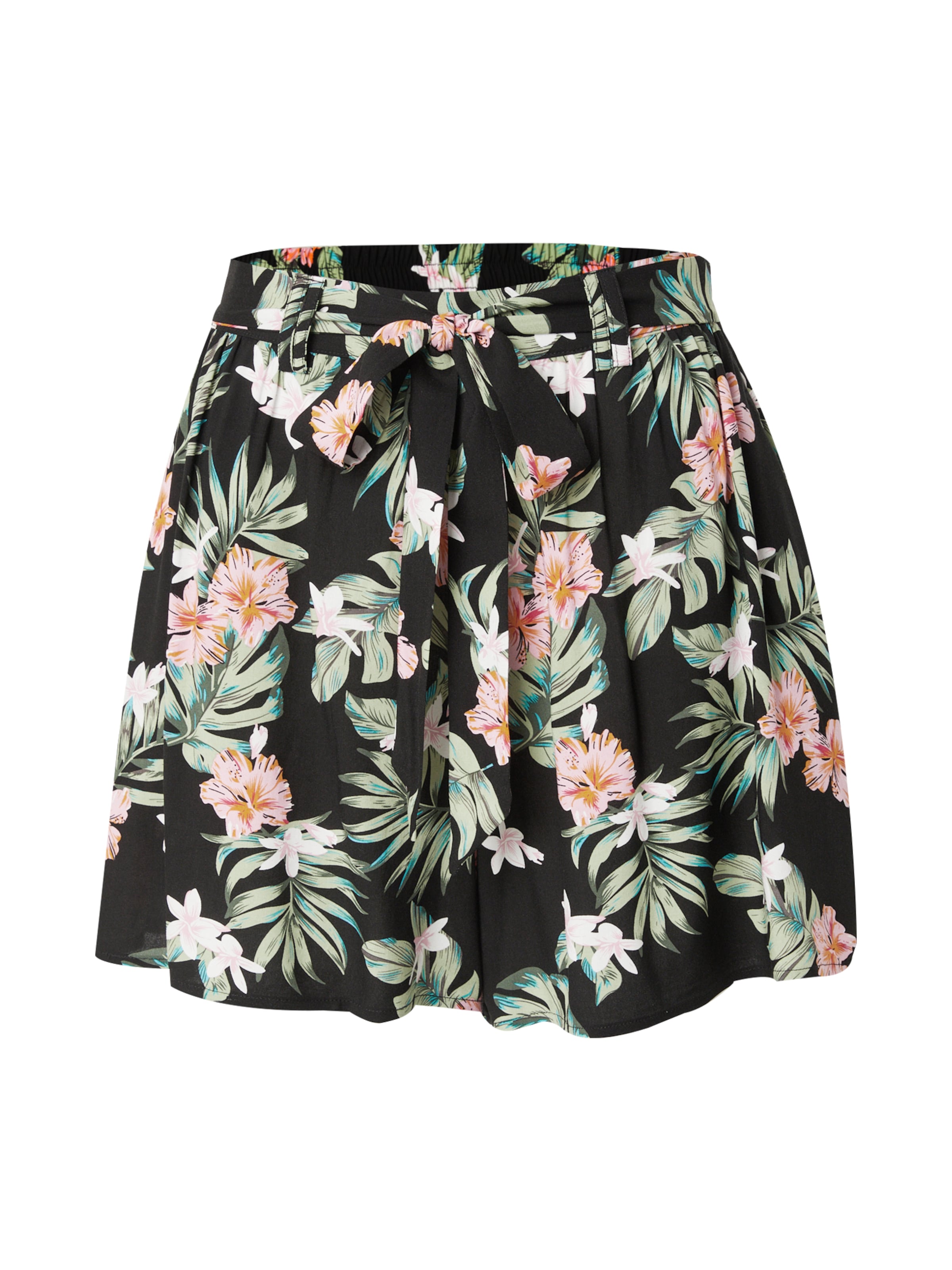 ONLY Pleat-Front Pants 'ONLNOVA LIFE JASMIN' in Black: front