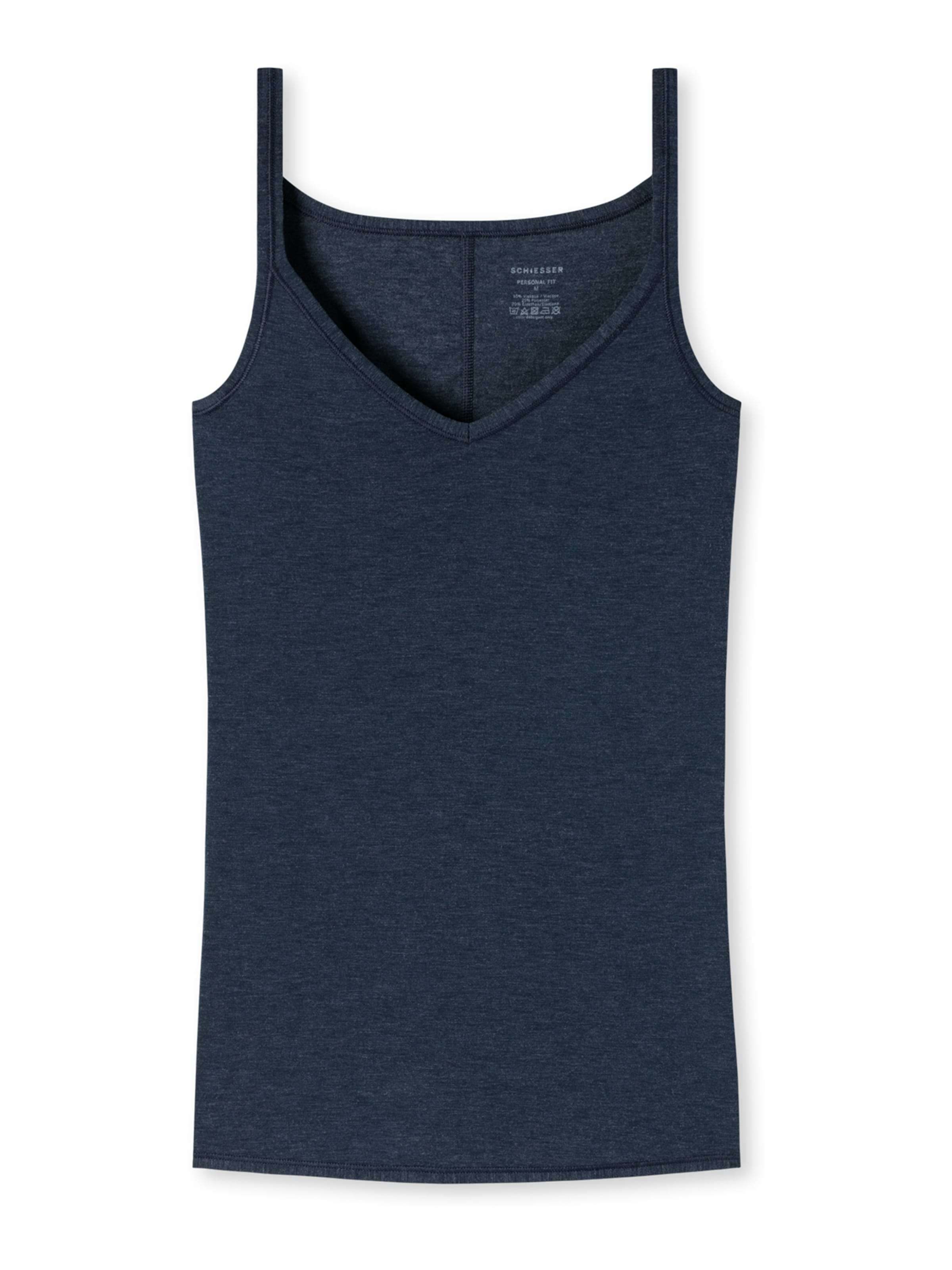 SCHIESSER Onderhemd in Blauw: voorkant