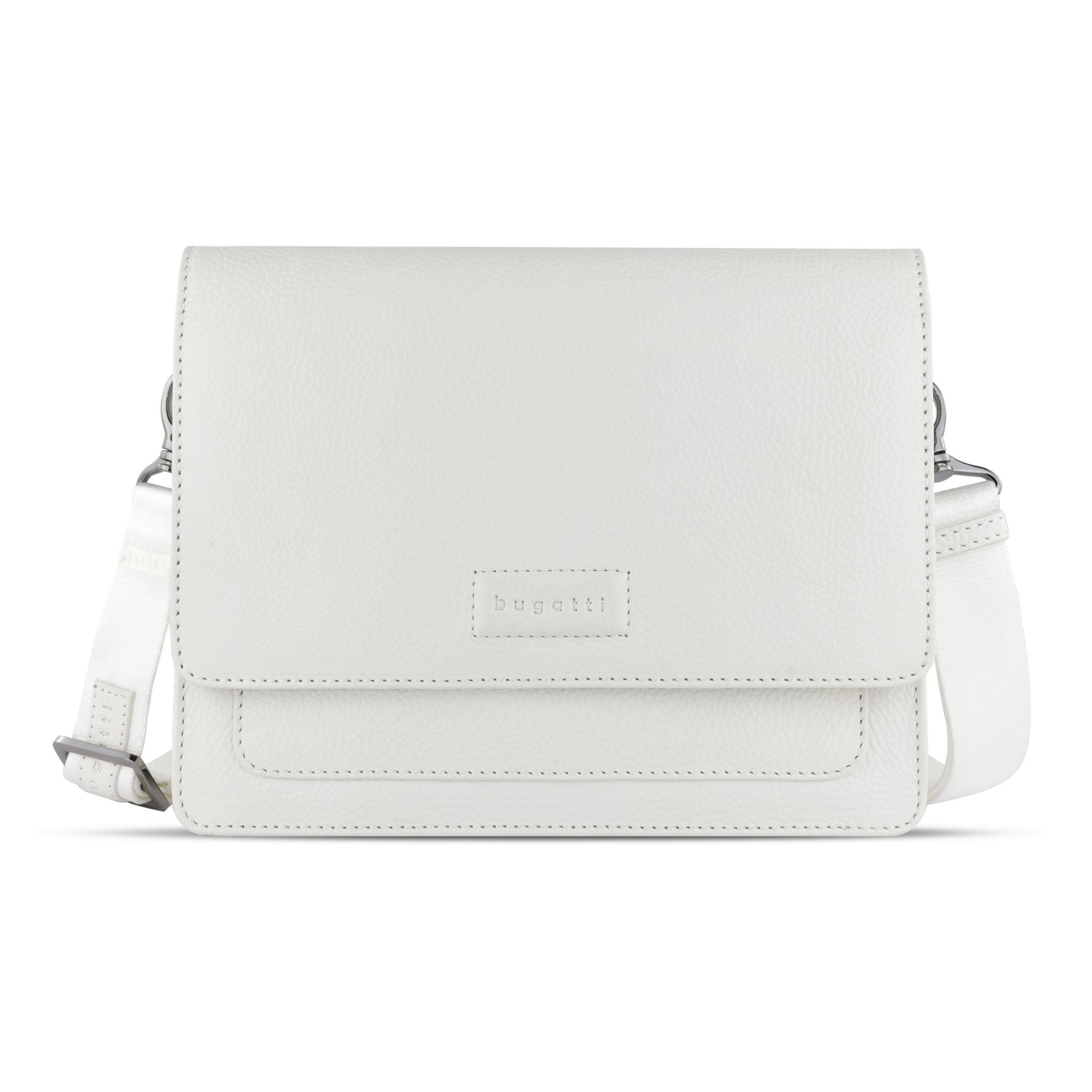 Sac à bandoulière 'Elsa' bugatti en blanc : devant