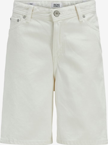 Jack & Jones Junior Baggy Farkut 'JJITONY JJORIGINAL' värissä valkoinen: etupuoli