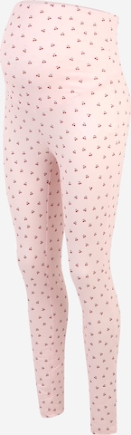 Pieces Maternity Skinny Leggings 'HIMA' in Pink: predná strana