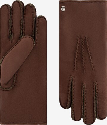 Mezzoguanti 'ASPEN' di Roeckl in marrone: frontale