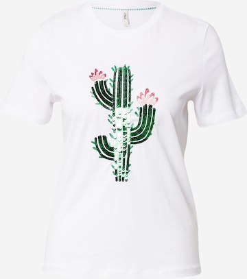 T-shirt 'KITA' ONLY en blanc : devant