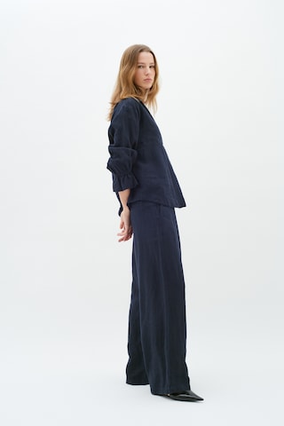 InWear Loose fit Pleated Pants 'Peg' in Blue