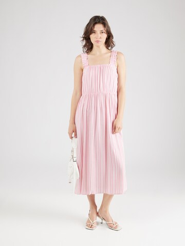 PIECES Sommerkjole 'ALVINA' i pink: forside