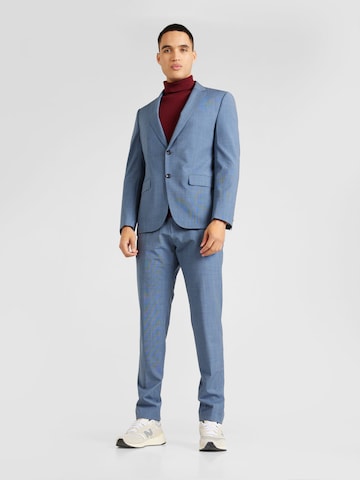 BOSS Slim fit Suit 'Huge' in Blue: front