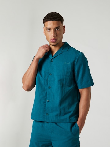 Sinned x ABOUT YOU Regular fit Button Up Shirt 'JAY' in Green: front