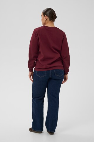 KAFFE CURVE Sweater 'KClia' in Red