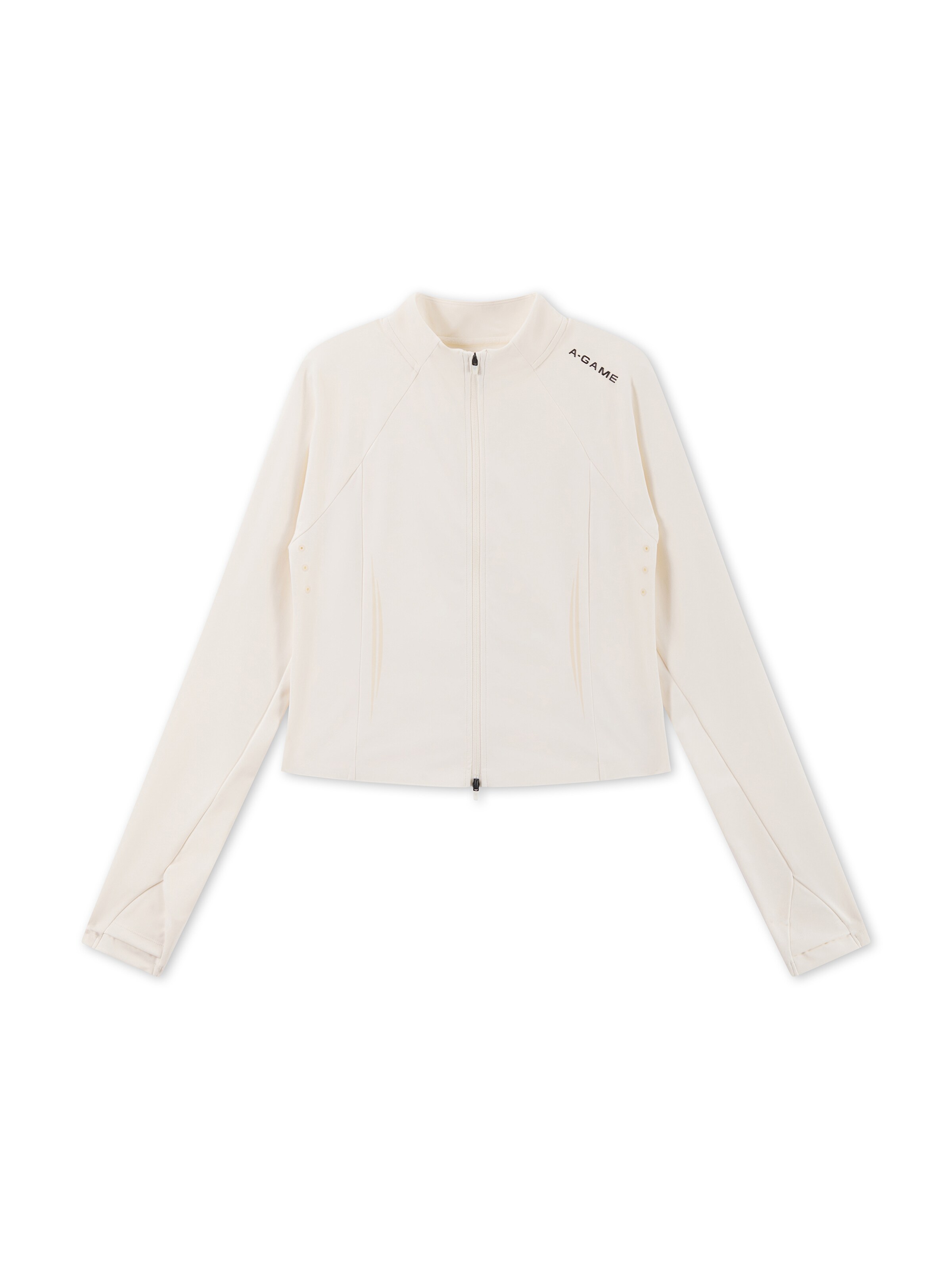A-Game - Top deportivo en beige: frente