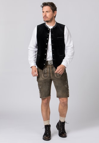 STOCKERPOINT Traditional Vest 'Lorenzo' in Black