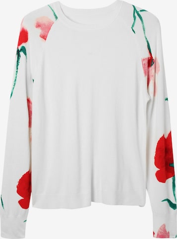 Pull-over Desigual en blanc : devant