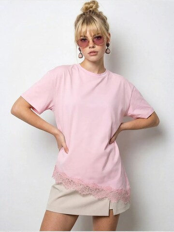 Maglietta di Bianco Lucci in rosa