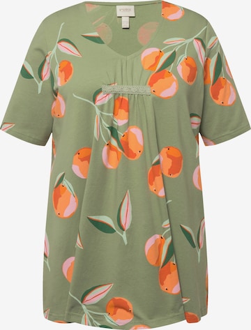 Ulla Popken Shirt in Groen: voorkant