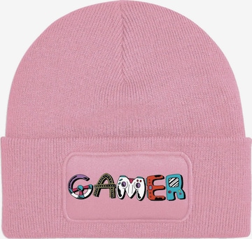 Youth Designz Beanie 'Gamer' in Pink: front