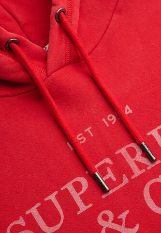 Superdry & Co Sweatshirt '1954 Company' in Rood