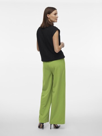 VILA Wide leg Trousers in Green