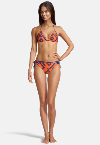 BECO the world of aquasports Triangle Bikini 'Inka Graphic' in Orange