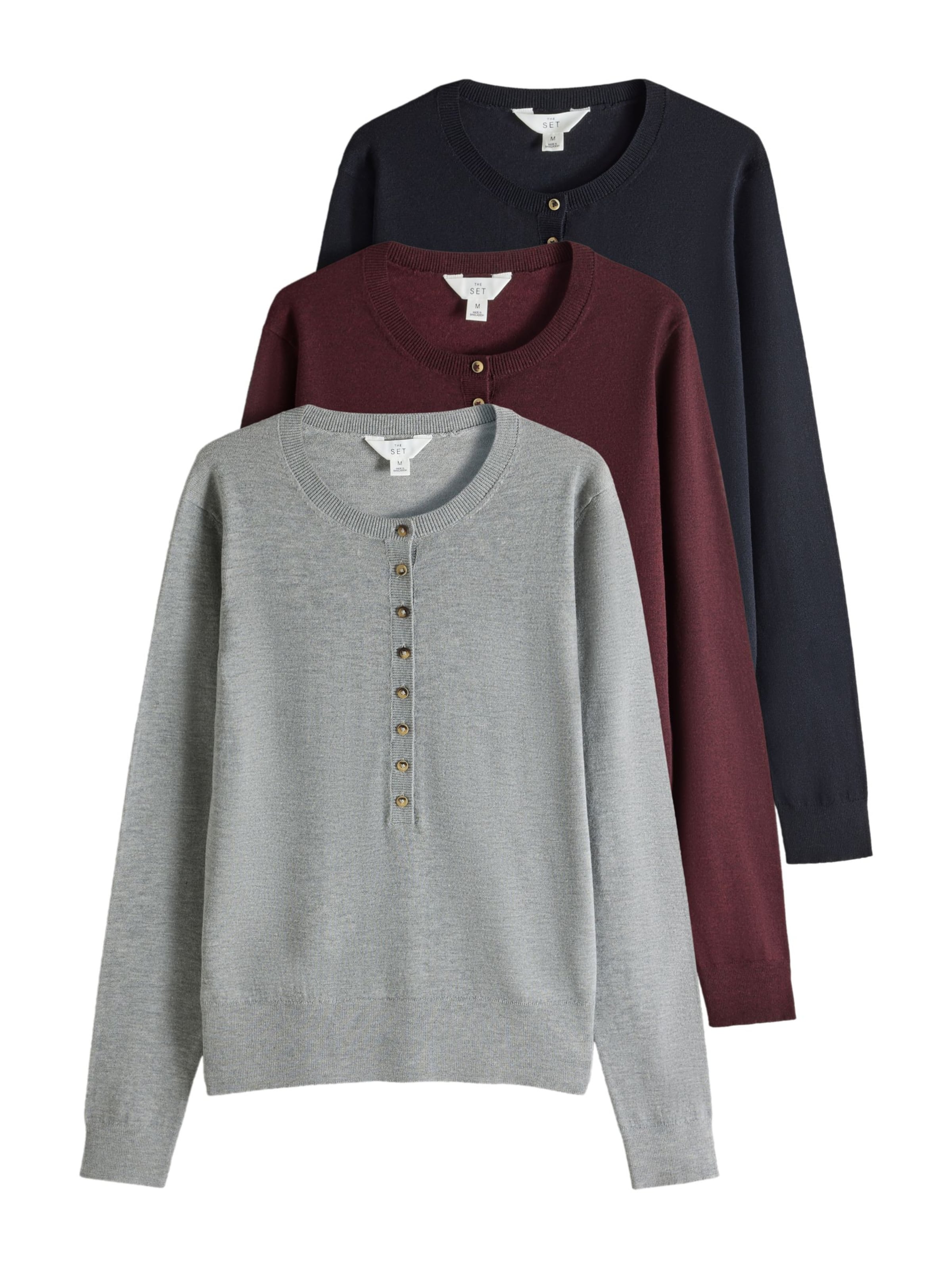 The Set Sweater in Blue: front