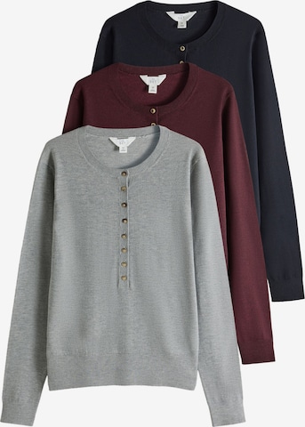 The Set Pullover in Blau: Vorderseite